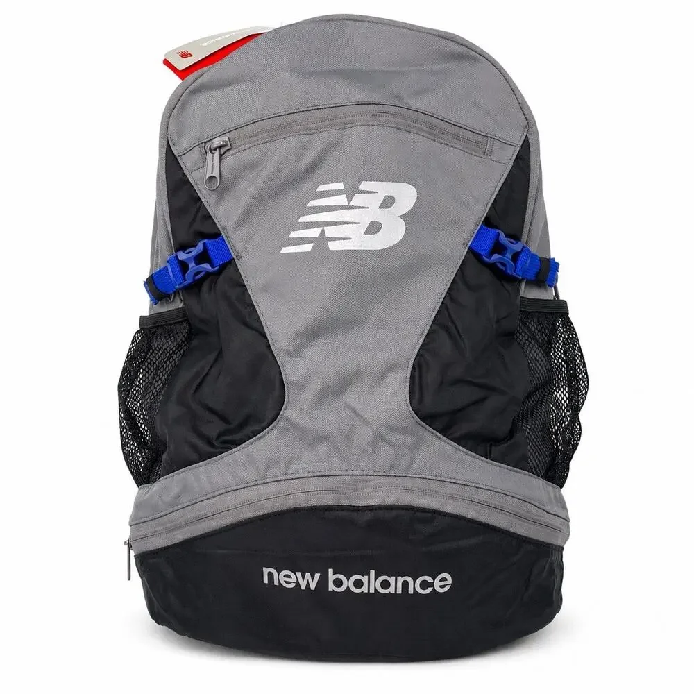 New Balance Champ Backpack 17” Laptop Bag Gunmetal Blue LAB91012-GNM NWT